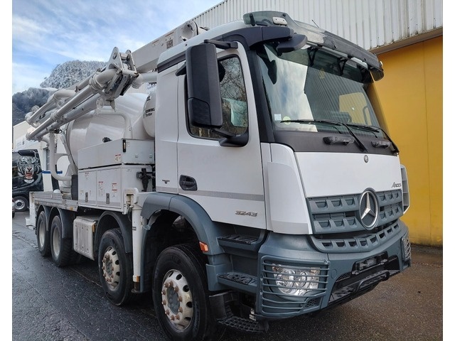 MERCEDES-BENZ, Arocs 3243 8x4, E6, PUMI Schwing 24m, Betonpumpe
