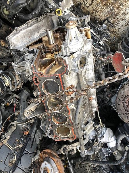 Jaguar V8 Motor für Dekorationszwecke