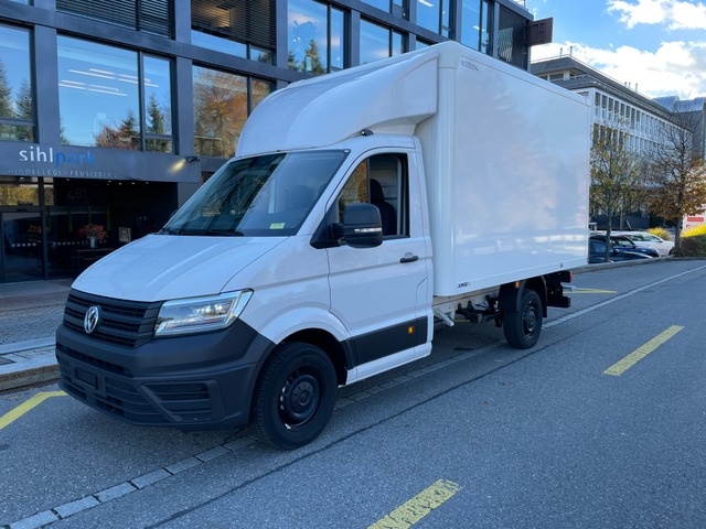 VOLKSWAGEN, Crafter 35 2.0 TDI L3 Koffer mit Rückfah, Alukofferaufbau