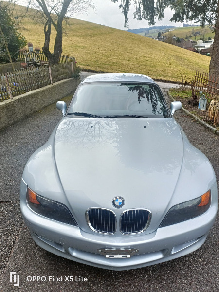 BMW Z3 Roadster Hardtop 1997 140 PS in silber, ab MFK