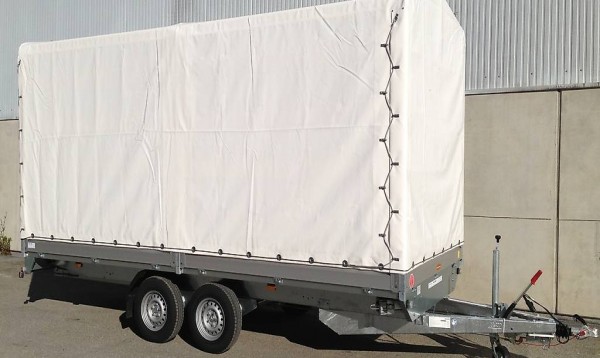  Blachenanhänger Böckmann HL-AL 5121 3500kg Hochlader Plane