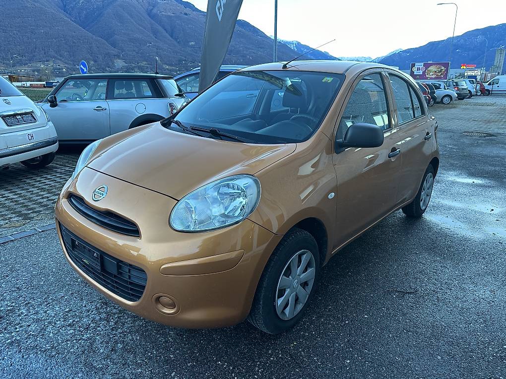 nissan micra 1.2 visia cvt cambio strappa leggermente