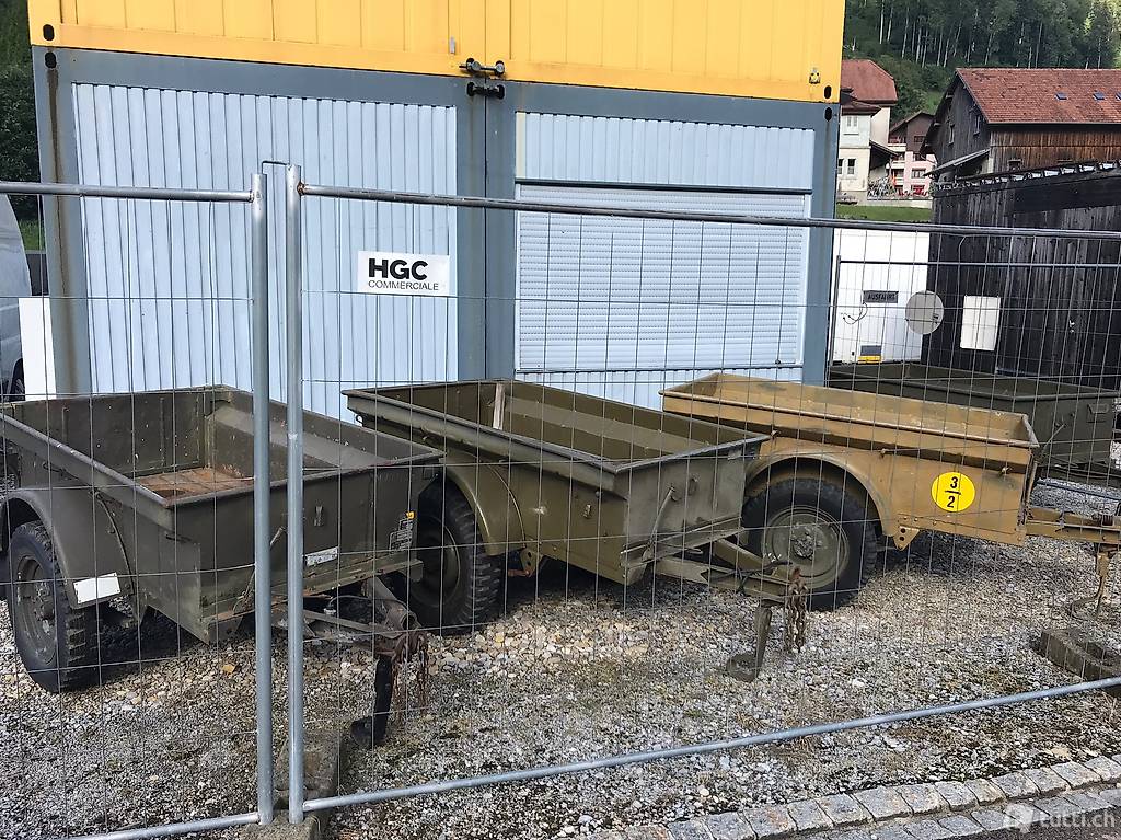 Div. WW2 Jeepanhänger Weltkrieg Us-Army Willys Jeep