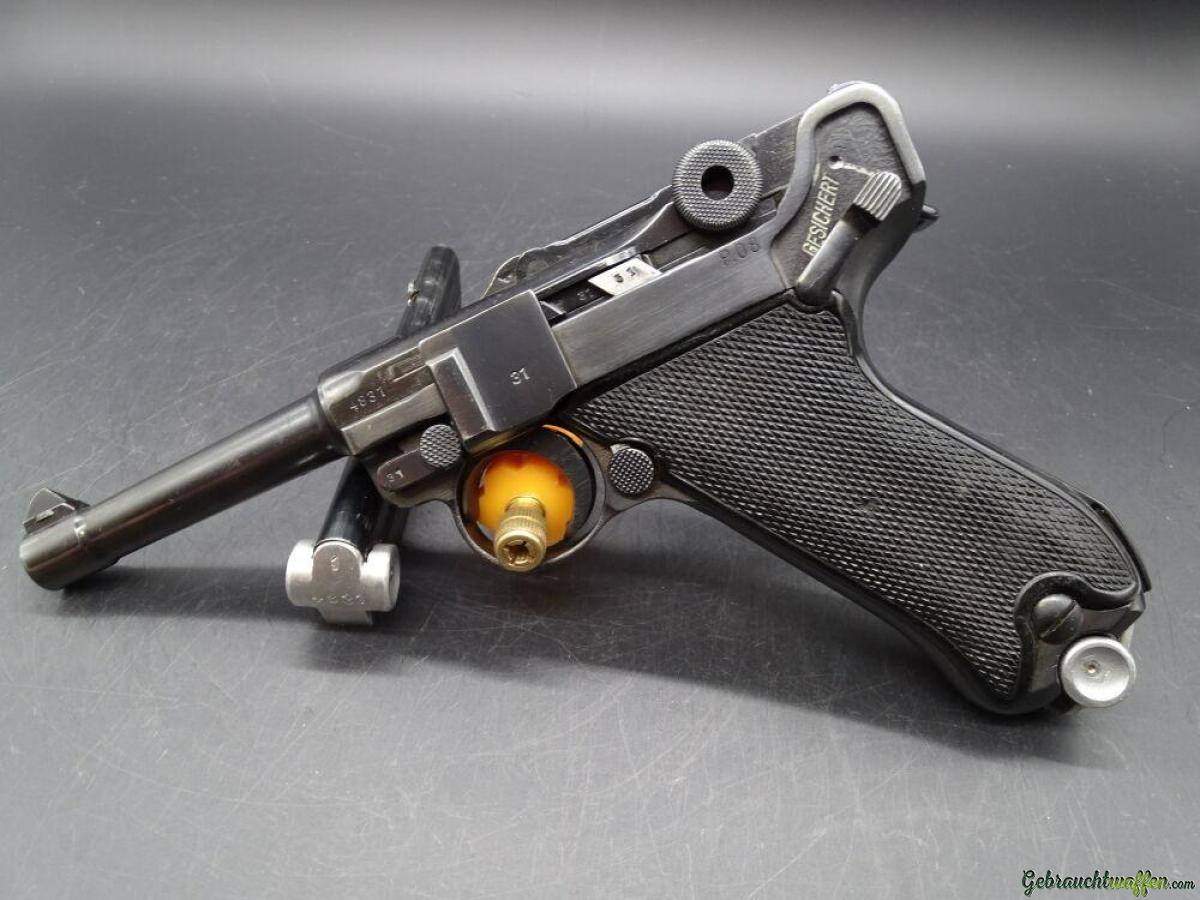 Mauser P08 byf 41, Kaliber 9 mm Luger
