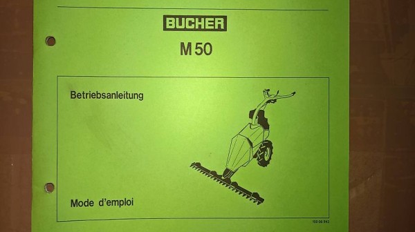 Betriebsanleitung (PDF) Bucher M 50