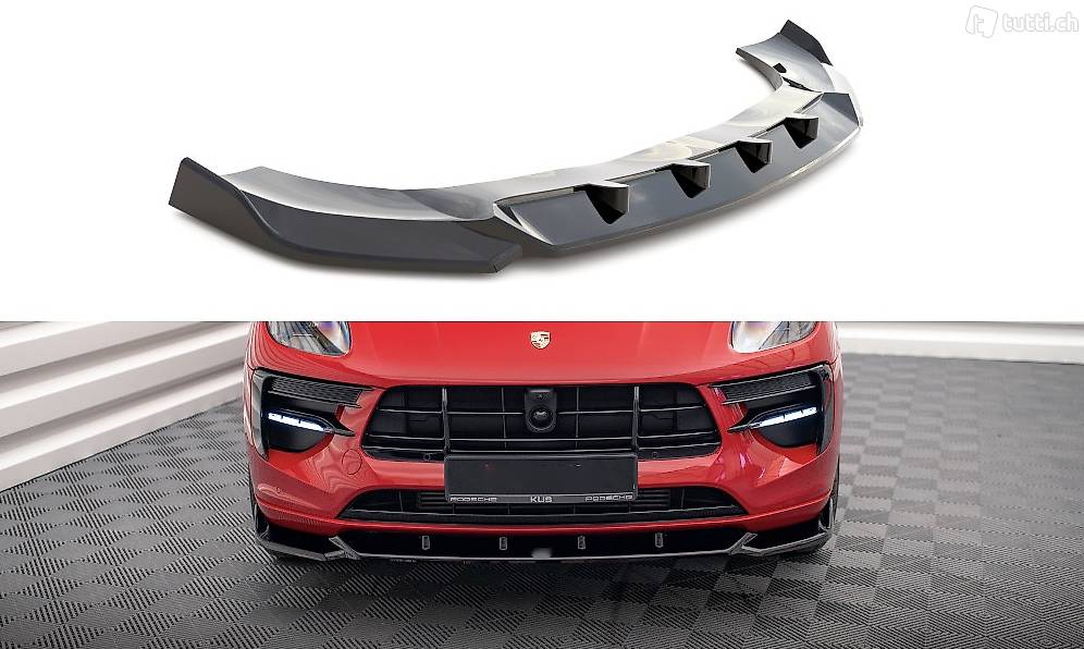  frontlippe spoilerlippe v.1 porsche macan mk1 facelift