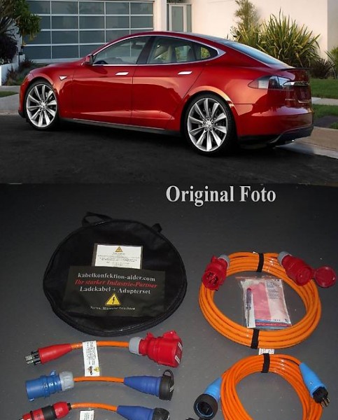  Verlängerungskabel + Adapterset 5Teilig Ideal für Tesla S+X