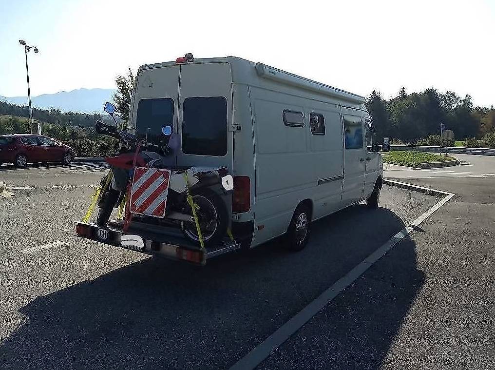 Motoradträger für Camper 110 kg