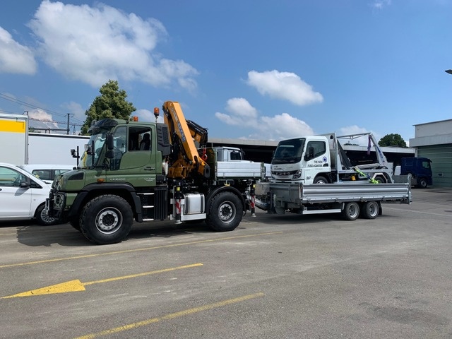 unimog, u 427, kran