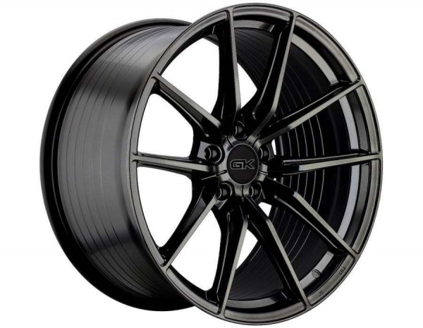 Jantes GK 716 FL Noir brillant, bronze matt, cristal argent