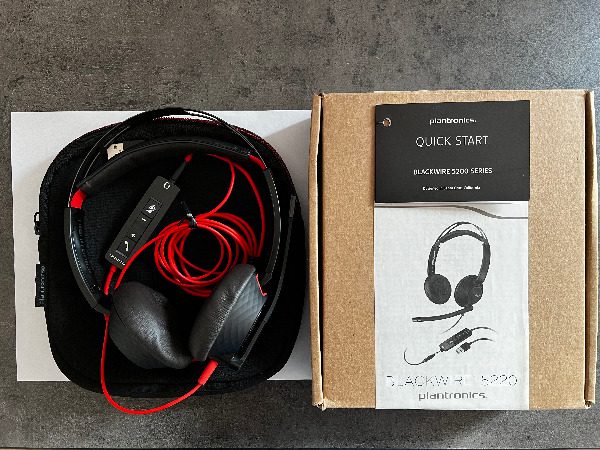 Praktisches Plantronics Blackwire 5220 PC-Headset, Neu + OVP