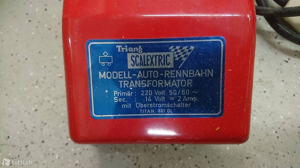 Trians Trafo Scalextic Modell Auto Rennbahn Sammler