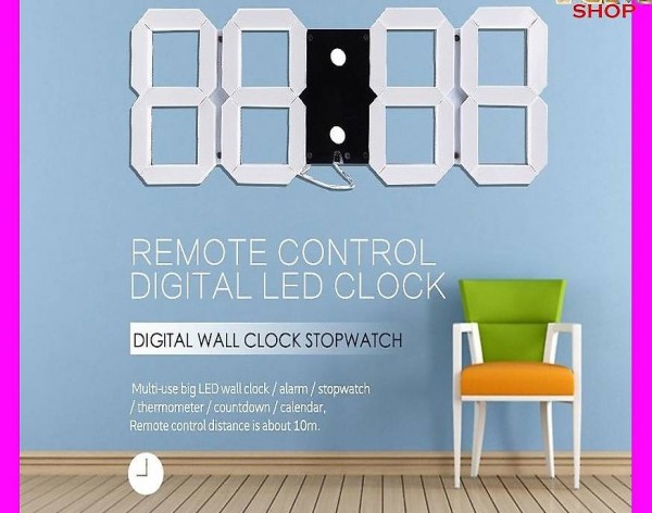  3D Digital geführte Wand-Taktgeber-Uhr