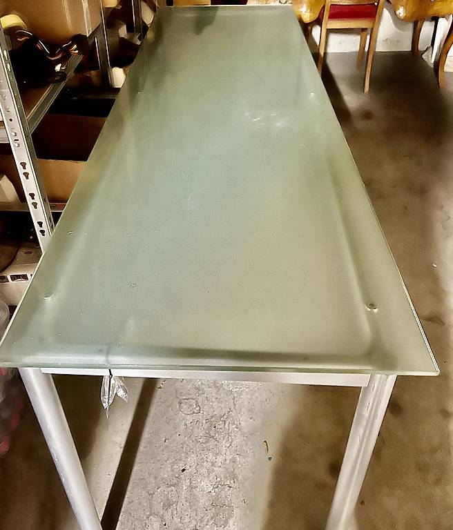 Glas-Bürotisch