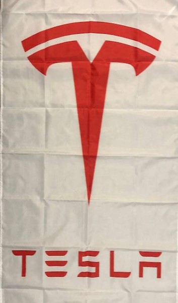 Tesla Fahne Elektro Auto 150 x 90 cm Elon Musk Model S 3 X Y