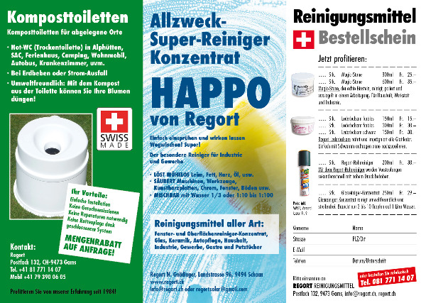 Komposttoilette regort swiss der Umwelt zuliebe ab Fr. 297.