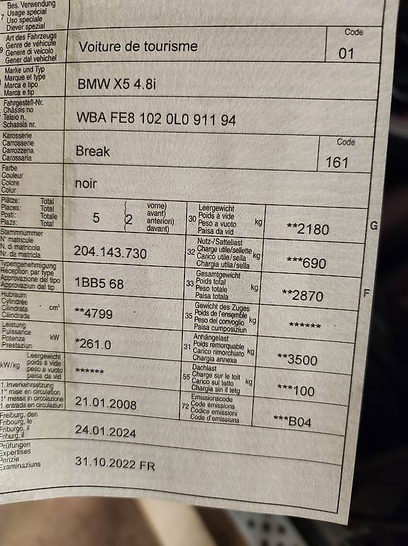 BMW x5 4.8