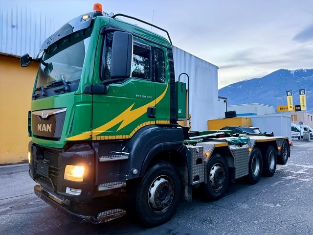 MAN, TGS 50.480 10x4, E6, Hiab XR26Z65, Abrollkipper (Haken)