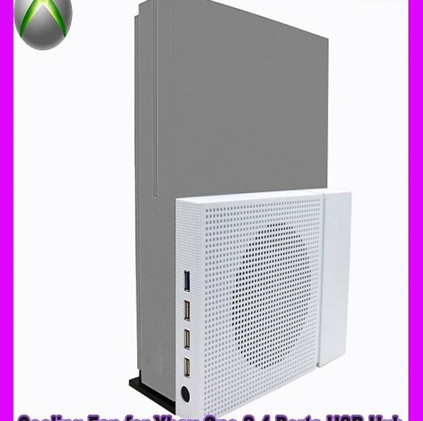  Lüfter für Xbox One S 4 Ports USB Hub