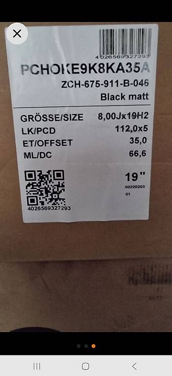 4 Alufelgen Space Star schwarz matt 19 Zoll neu